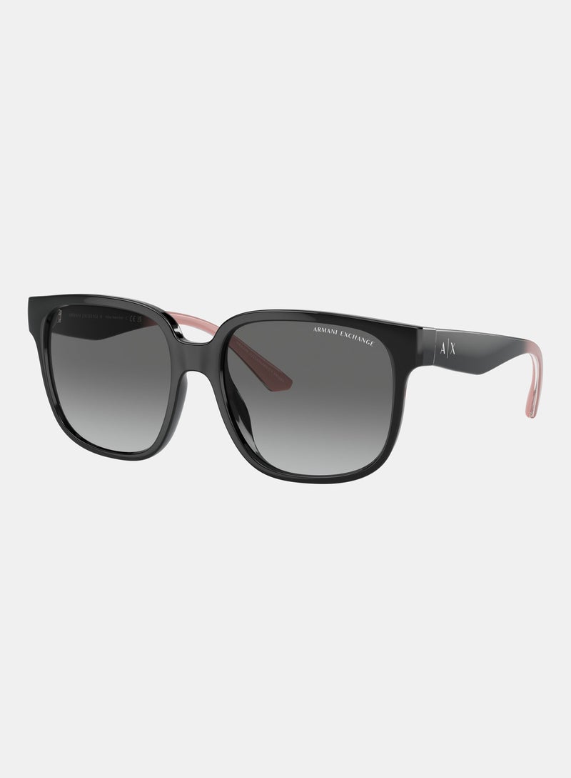 Armani Exchange Full Rimmed Square Sunglasses 0AX4136SU 56 821111 - Image 2